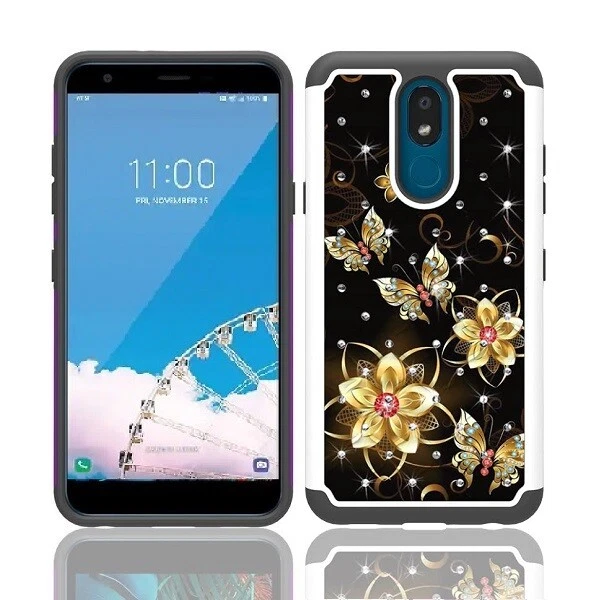 AT&T LG Neon Plus Sparkle Bling Shockproof Protective Phone Case