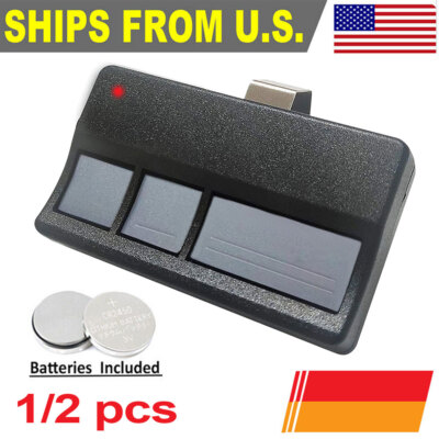 1/2 For Sears Craftsman 139.53718. Garage Door Opener Red & Orange Learn Button