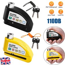 100-110DB Alarm Motorbike Disc-Lock Brake Scooter Motorcycle Cycle Bike Security