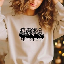 Horror Movie Characters Sweatshirt, Halloween Sweatshirt, Trick Or Treat