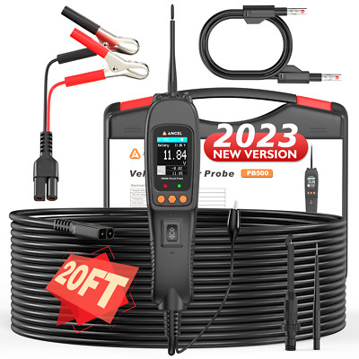 ANCEL PB500 Circuit Tester Power Electrical Probe 12V/24V Power Scan AC DC Test