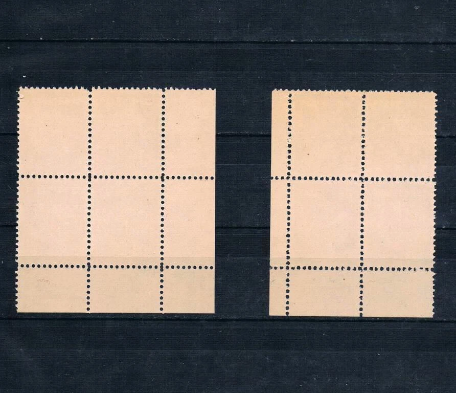 Israel 1949 2nd Coinage Right & Left Corner Tab 2 Block Sc#19,Bale#23 MNH set 2 - Image 2 of 2