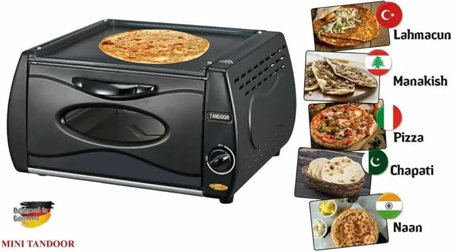 Mini Tandoori Ofen Lahmacun Pizza Chapati Roti Naan Maker Backen Tandoor UK