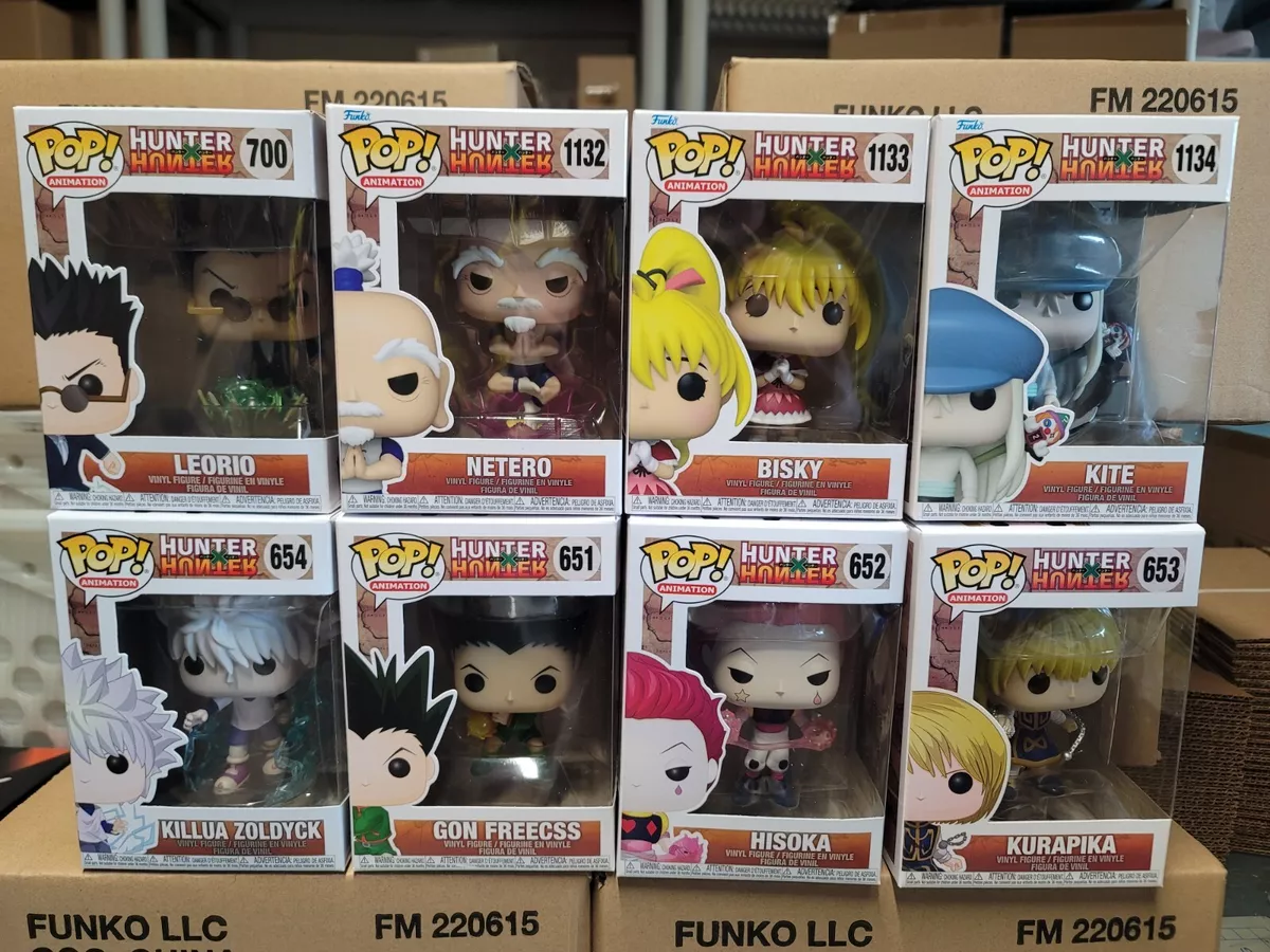 FUNKO POP HUNTER X HUNTER SET OF 5 GON LEORIO HISOKA KILLUA KURAPIKA FIGURE