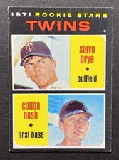 1971 Topps - 1971 Rookie Stars #391 Steve Brye, Cotton Nash (RC) VG