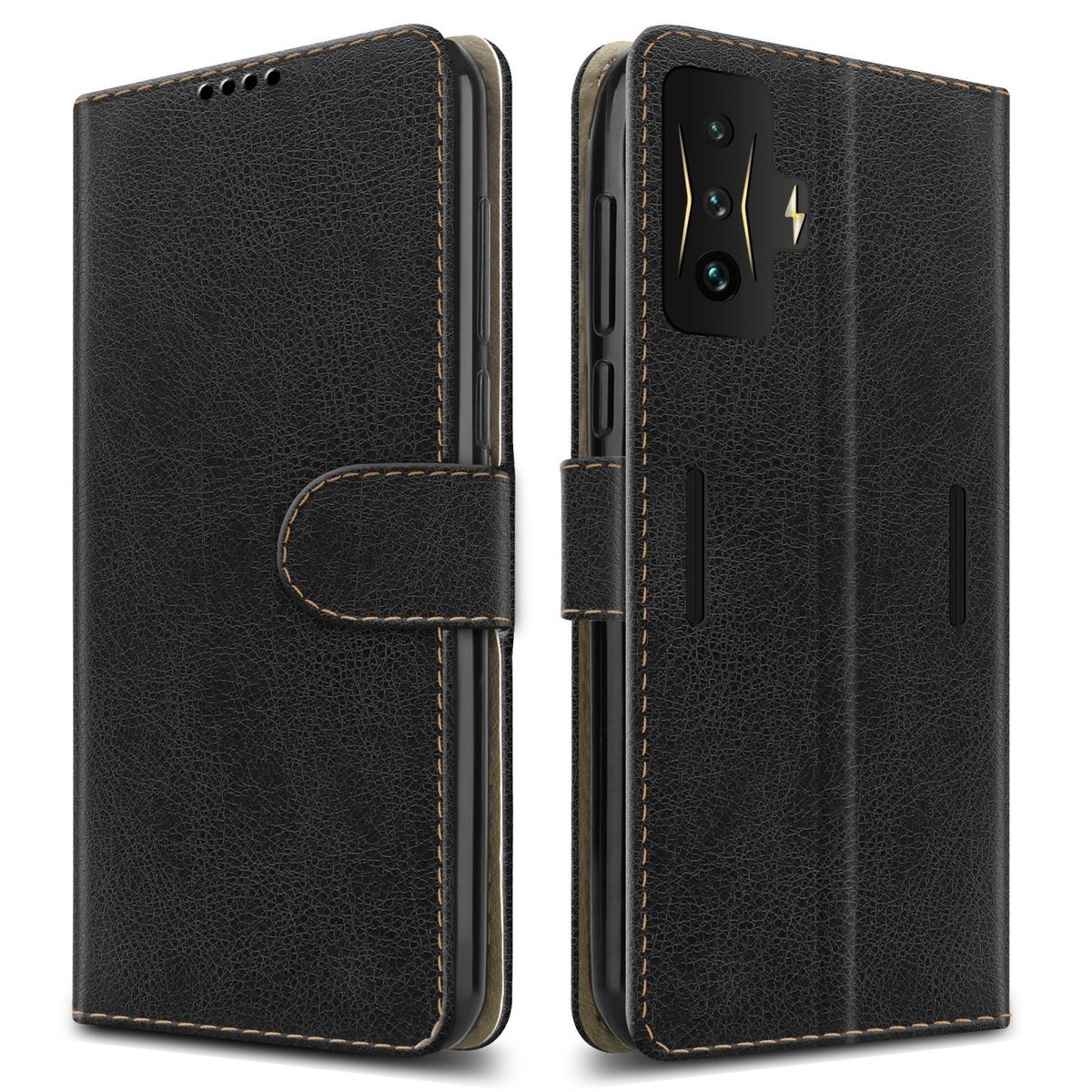 Cover Per Xiaomi POCO M4 Pro 5G: Custodia Rossa Con Anello Magnetico E Pellicola In Vetro Temperato