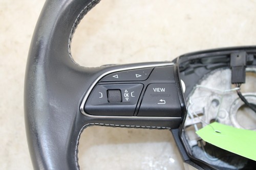2018-2020 Audi SQ5 Flat Bottom Steering Wheel OEM HK84 - Picture 2 of 17