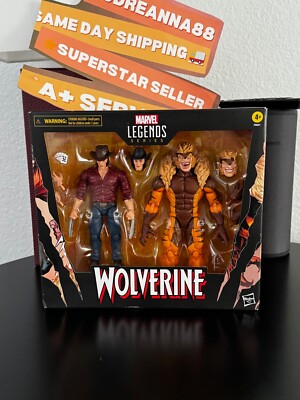 Marvel Legends Series Logan vs Sabretooth, Wolverine 50th Anniversary Comics