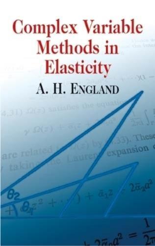 A.H.England Mathematics Complex Variable Methods in Elastic (Tascabile)