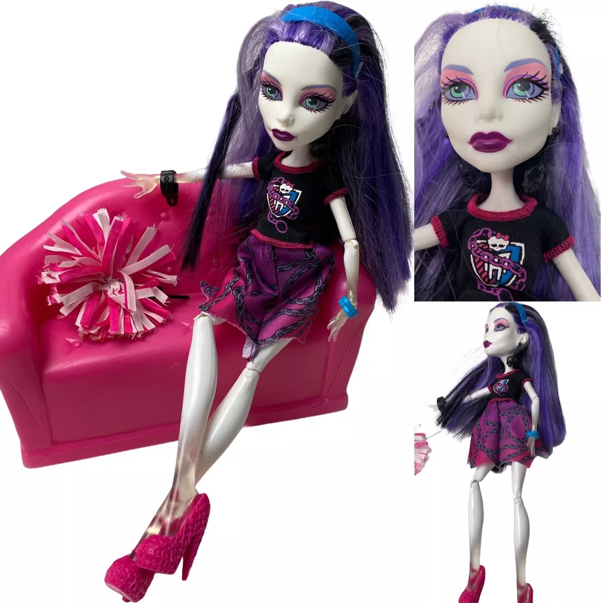 Mattel Monster High Spectra Vondergeist Ghoul Spirit Doll w Pink
