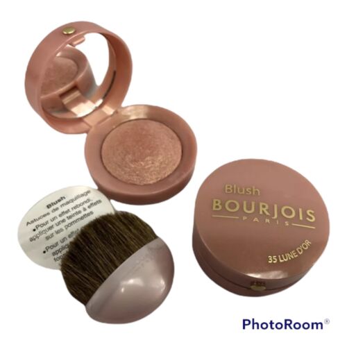 1 BOURJOIS PARIS BLUSH LUNE D'OR #35 NEUF TAILLE COMPLÈTE - COULEUR DIFFICILE À TROUVER - Photo 1 sur 4