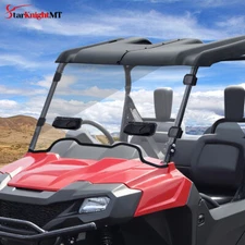 Pioneer Full Window PC Vented Windshield For Honda Pioneer 700 700-4 2014-2025