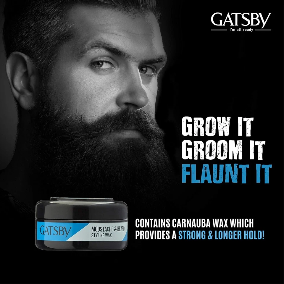 Gatsby Moustache & Beard Styling Wax - Strong Hold 25gm (Pack of 2) - Image 4 of 4
