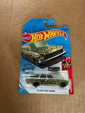Hot Wheels ZAMAC 2020 ‘64 Chevy Nova Wagon HW Flames C56
