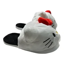 New Universal Studios Parks Plush Adult Slippers Hello Kitty Size Medium