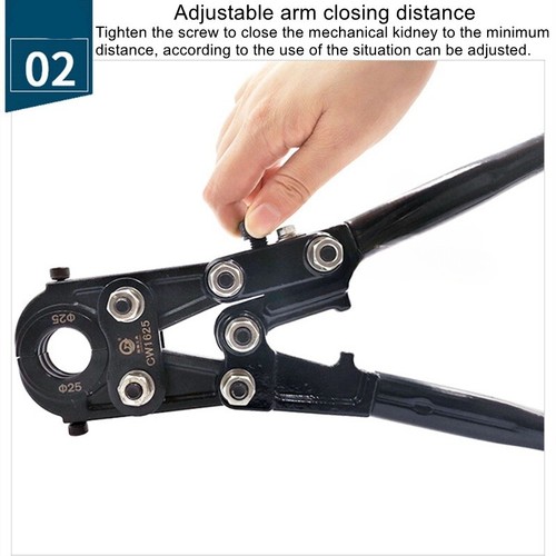 CW1625 Manual Clamp KBG Steel Wire Pipe Stainless Steel Crimping Pliers - Picture 4 of 14