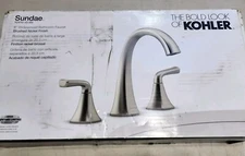 Kohler K-R28797-4D Sundae Widespread 2-Handles Bathroom Faucet - Brushed Nickel