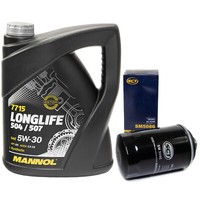 MotoröL Set 5W30 5 Liter + ÖLfilter SM 5086 FüR Audi A6 A3 Seat Skoda VW Passat