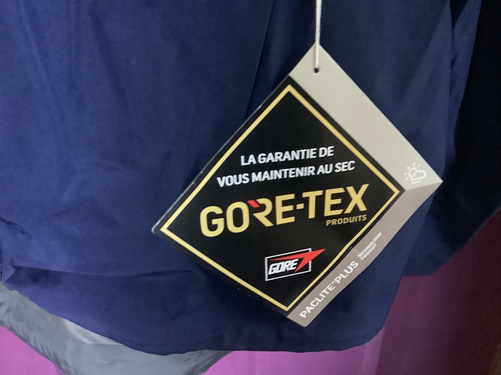 Patagonia Calcite Gore-Tex Jacket Womens Large Classic Navy $250 New Rare image 6