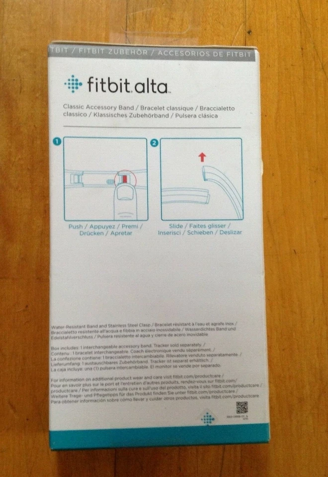FitBit pulseira clássica grande para alta fitness tracker - modelo azul FB158ABBUL nova - Imagem 3 de 4
