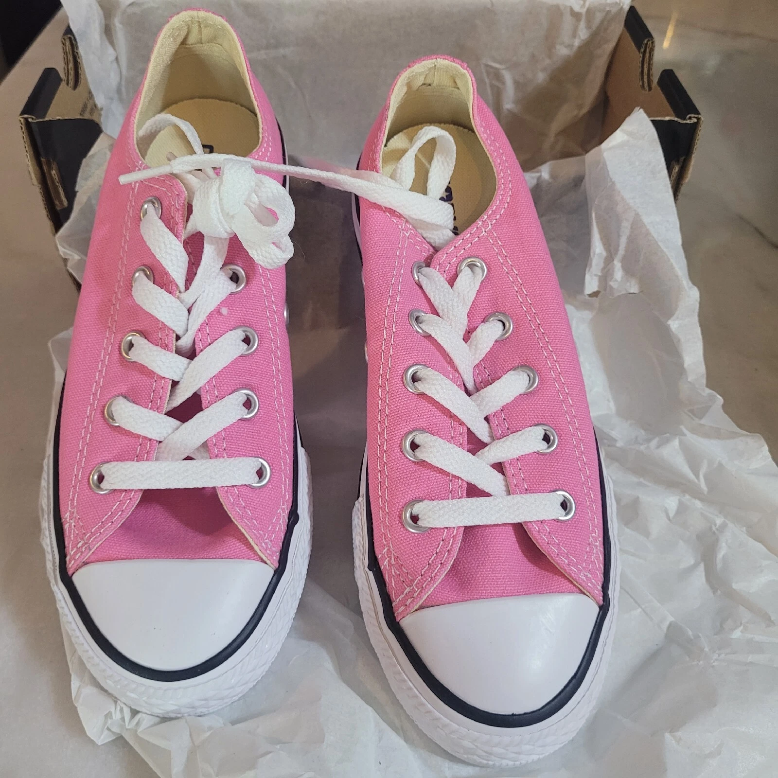 Top basso CONVERSE Chuck Taylor All Star OX tela rosa taglia 13 5