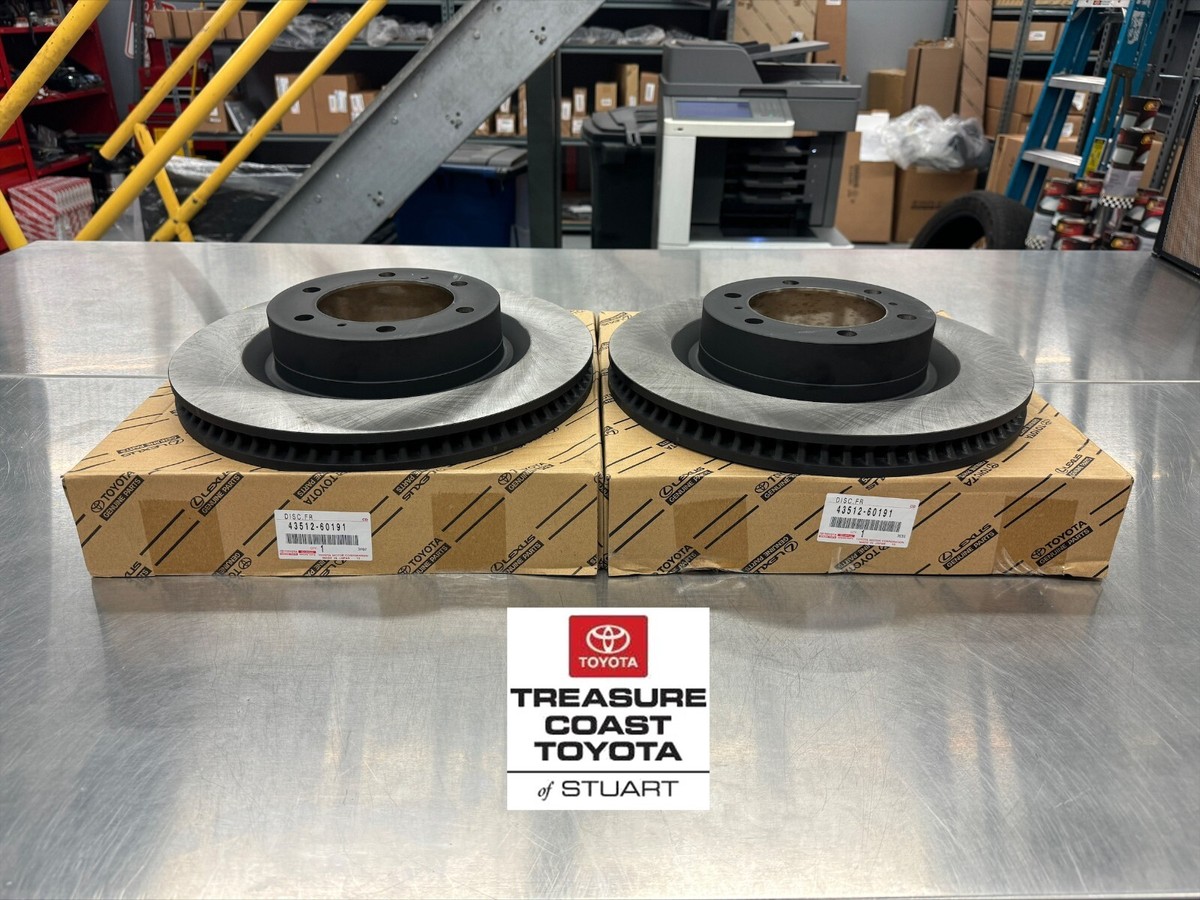 NEW GENUINE TOYOTA 4RUNNER 2010-2023 FRONT ROTOR SET 43512