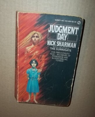 Judgment Day by nick sharman Signet Books 1982 vintage horror