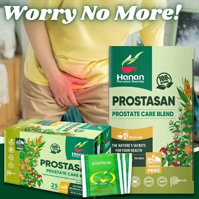 HANAN Prostasan Prostate Blend - Herbal Tea for Prostate Care from Peru