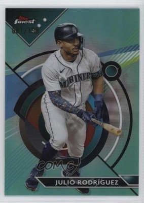 2023 Topps Finest Aqua Refractor /199 Julio Rodriguez Julio Rodríguez #91 ff8