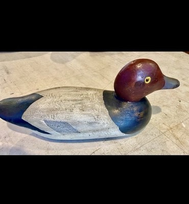 Mason Redhead Antique Wood Decoy