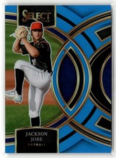 Jackson Jobe 2024 Panini Select #39 Blue Prizms #/199