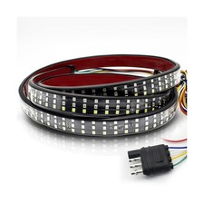 Tailgate Light Bar 60 Inch Triple Row Tail light bar for Pickup Trailer SUV R...