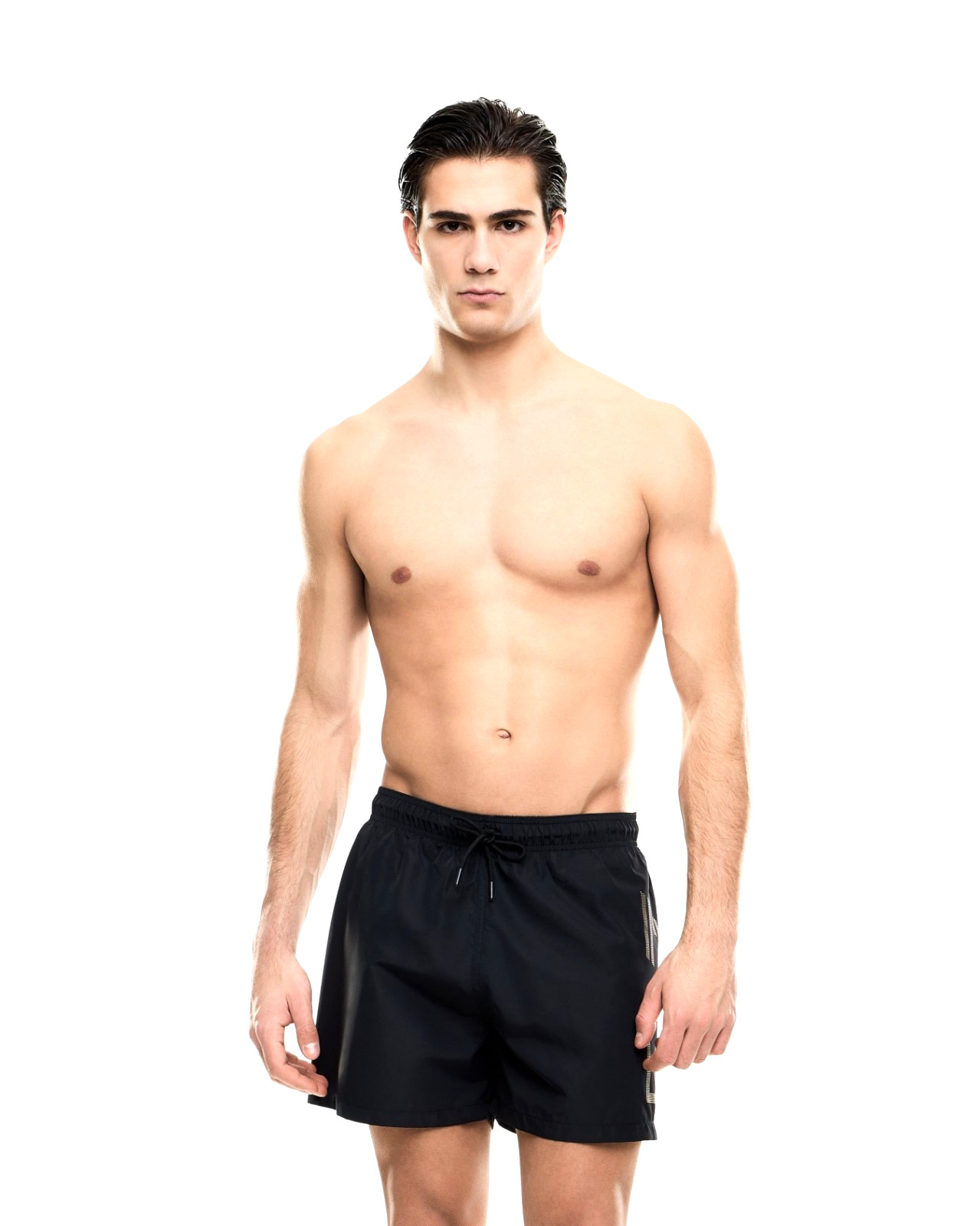 EMPORIO ARMANI EA7 7M002001 AF14497 MC004 MENS POLYESTER BLACK BOXER SUIT 15390₽
