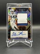 2022 Panini Select Alec Pierce Tie-Dye Jumbo Rookie Patch Auto RPA #10/25 Colts
