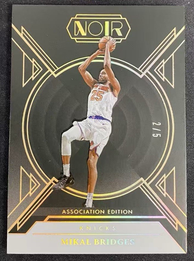 2024-25 Panini Noir Mikal Bridges Association Edition New York Knicks 2/5