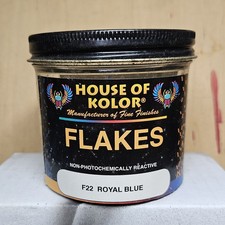 Vintage House Of Kolor F22 Royal Blue Dry Flake 6oz Hok Old Formula 34 Full Vintage House Of Kolor F22 Royal Blue Dry Flake 6oz Hok Old Formula 34 Full