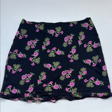 Talbots vintage Rayon Skirt Floral flowy fairy dainty y2k 90s Rachel green 10