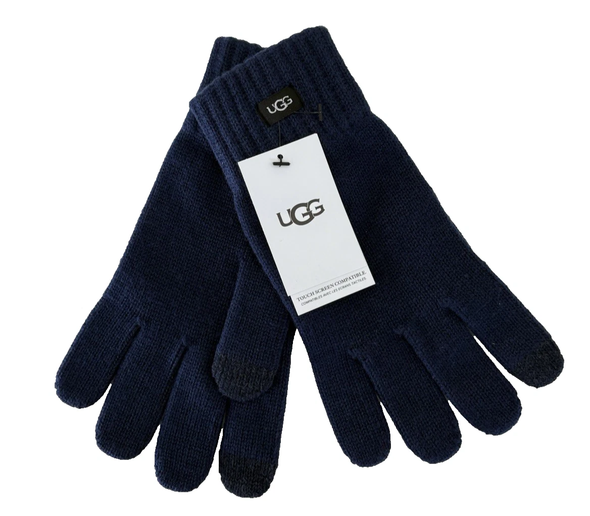 NWT Knit Tech Gloves UGG Navy
