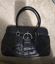 Vintage Coach Soho Hampton Flap Shoulder Bag