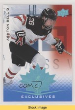 2021 Upper Deck Team Canada Juniors Blue Ashton Bell #65 READ 0l7u