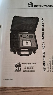 HT Instruments MultiTest HT700+ VDE 0701-0702 & 0751-1 Messgerät DGUV Prüfungen