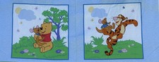 VINTAGE Winnie the Pooh Pillow Panel Spring Industries - 17  x 44  