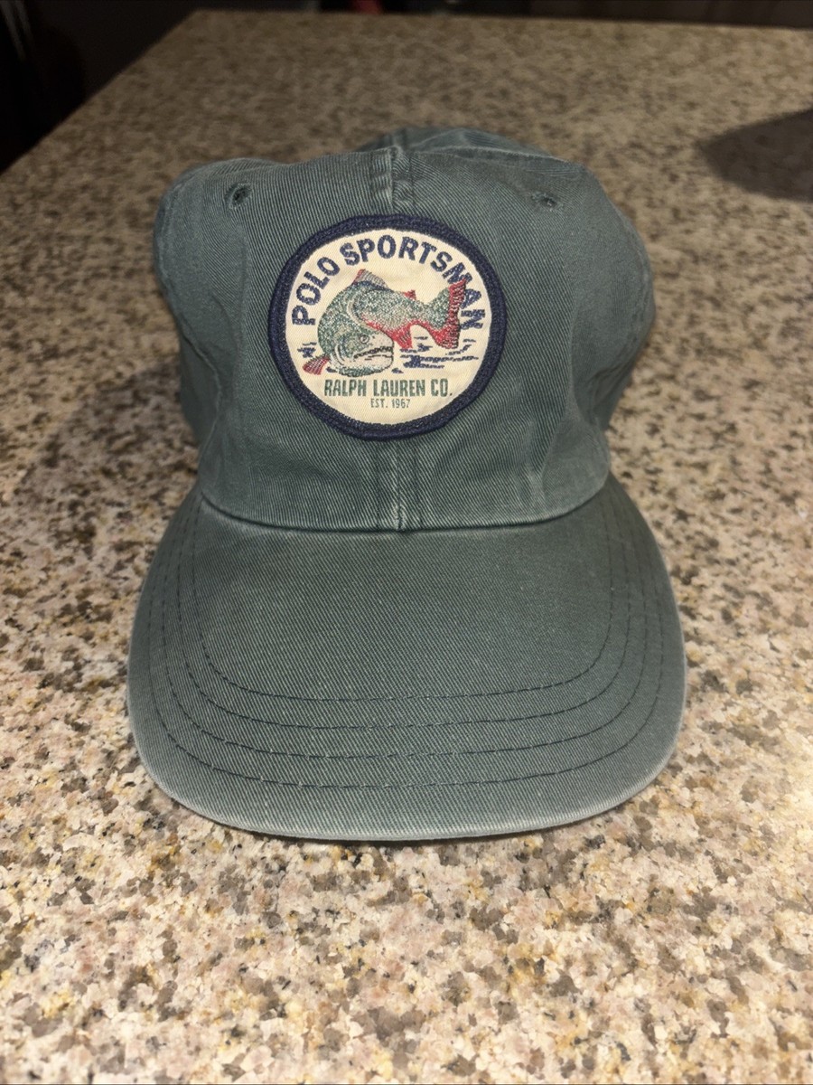 Vintage Polo Ralph Lauren Hat Sportsman 1967 RL Cap USA Fish Vintage Polo Ralph Lauren Hat Sportsman 1967 RL Cap USA Fish