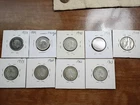 9 SILVER CANADA QUARTERS 1938-1963/ 5 KING GEORGE 4 QUEEN ELIZABETH