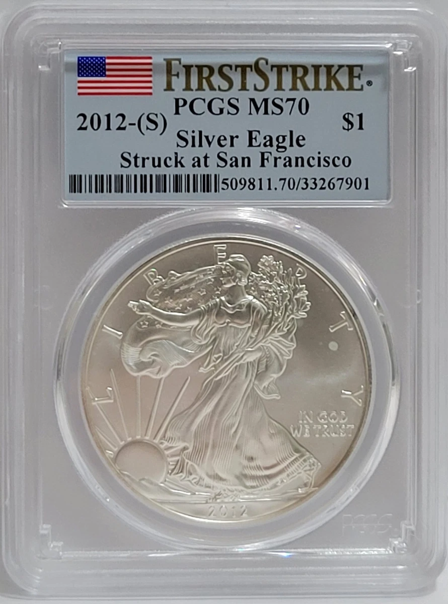 American Eagle MS 70 Graded 2012 Silver Bullion Coins for sale | eBay