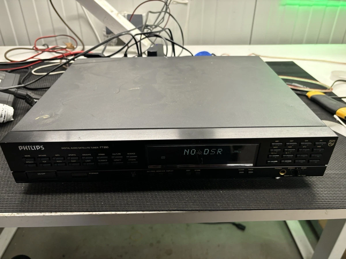 Philips FT990 Digital Audio Satellite Tuner - ¡Leer!
