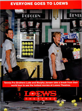 1990s • LOEWS Movie Theatres print ad • 1994 90s Luke Murphy Jensen ADS-29