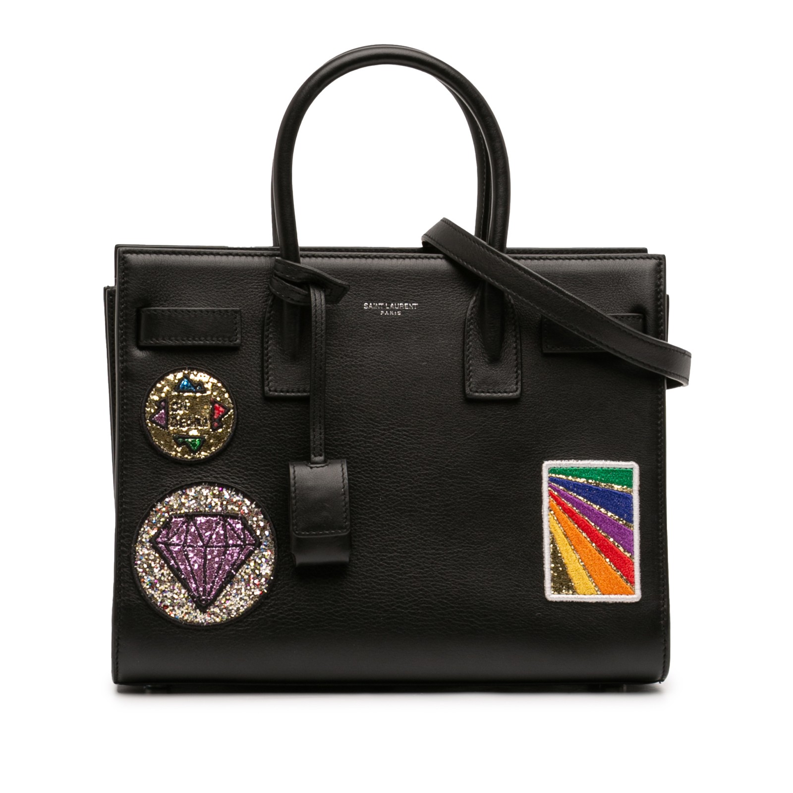 Authenticated Saint Laurent Baby Patch Embellishe… - image 1