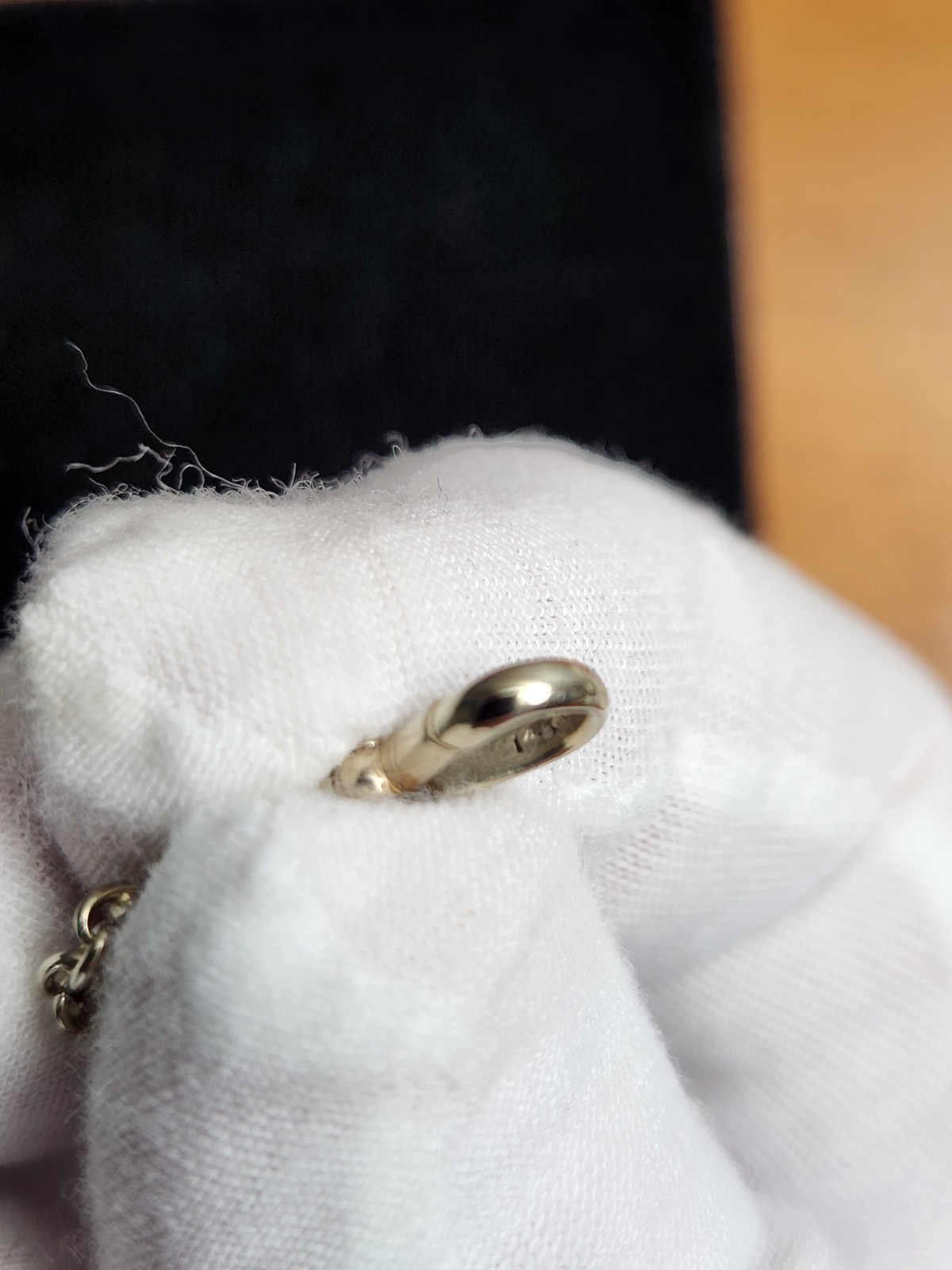 14K SOLID WHITE GOLD WATCH CHAIN BINDER BROTHERS … - image 12