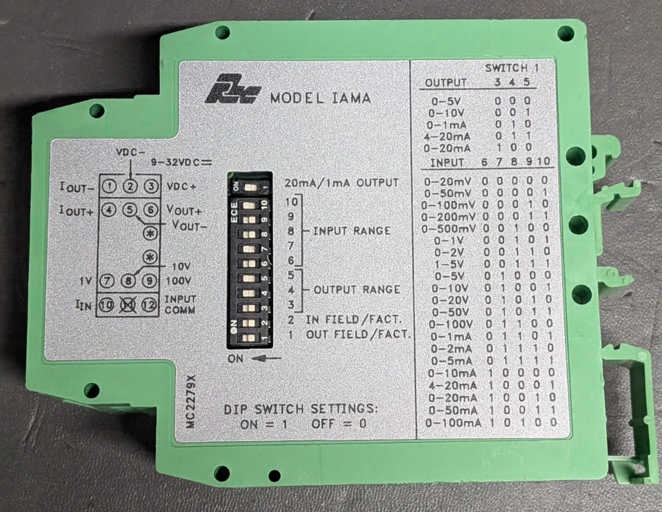 Convertidor de acondicionamiento de señal universal Red Lion IAMA3535, 11-36VDC / 24VAC Foto 2 de 4